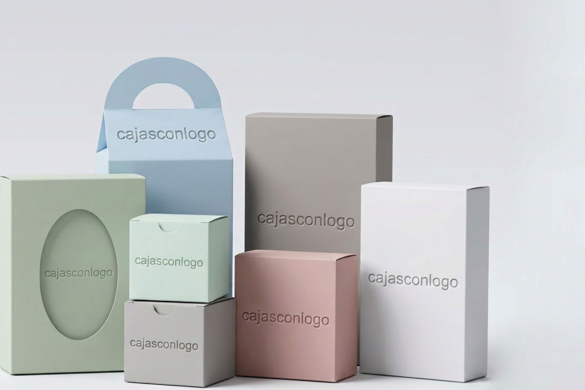 Cajas con logo personalizadas